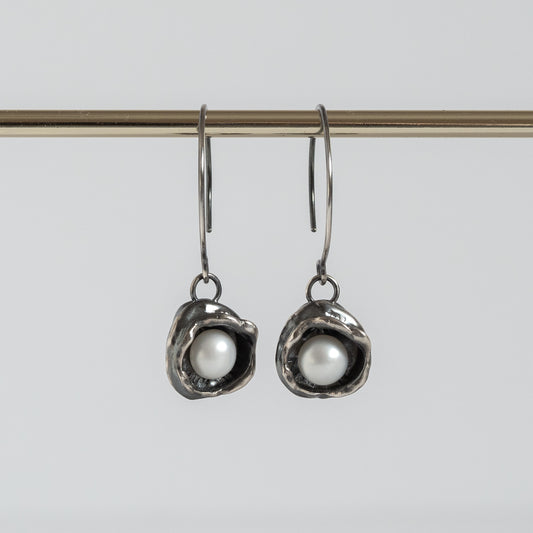 Irene Drop Earrings with Cultured Pearls