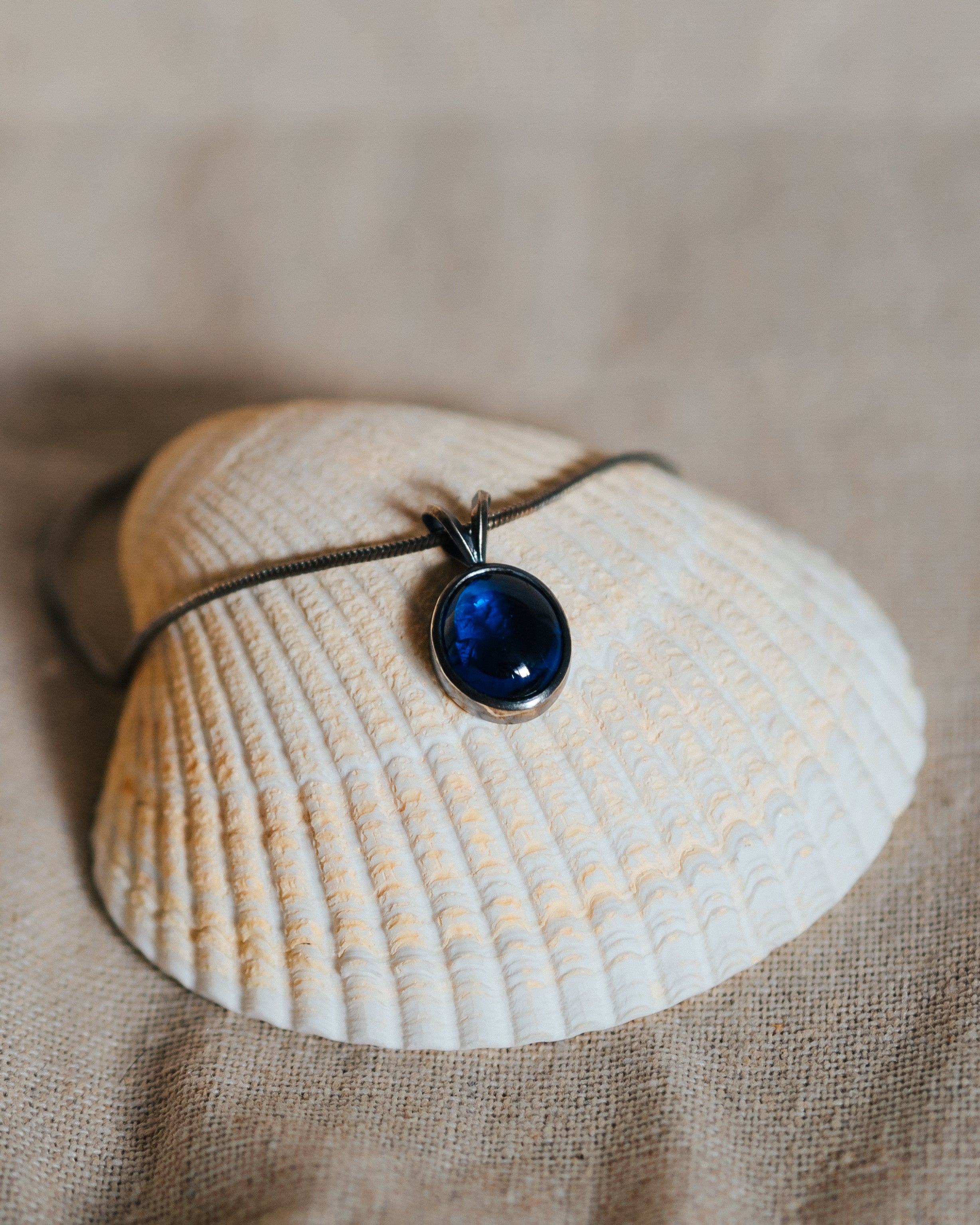 Blue sales moon necklace